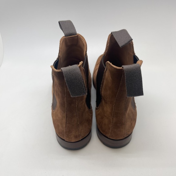 New & Lingwood Chelsea Boots Mens 10.5 US Brown Suede England Leather Dress Shoe main image 4
